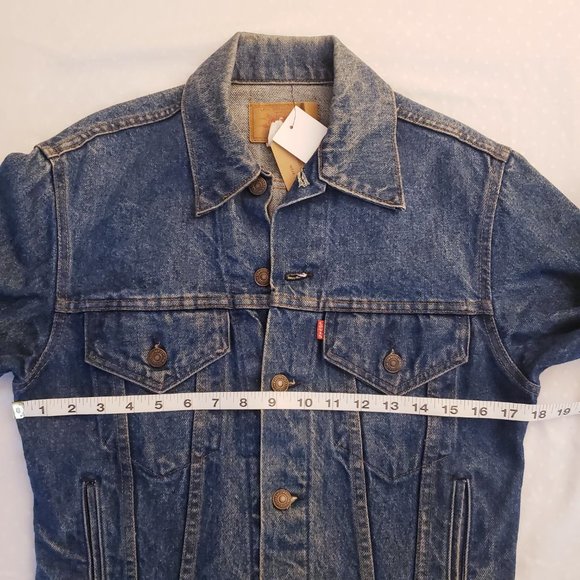 ELIZABETH AND JAMES VINTAGE LEVI'S Denim Jacket Size 34 - Picture 5 of 15